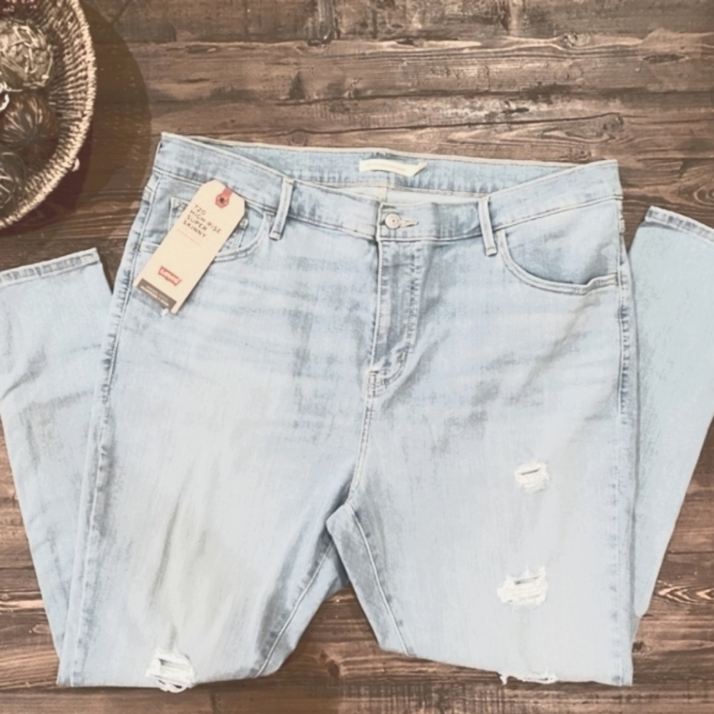 Levi's 720 High Rise Super skinny Jeans Plus Size